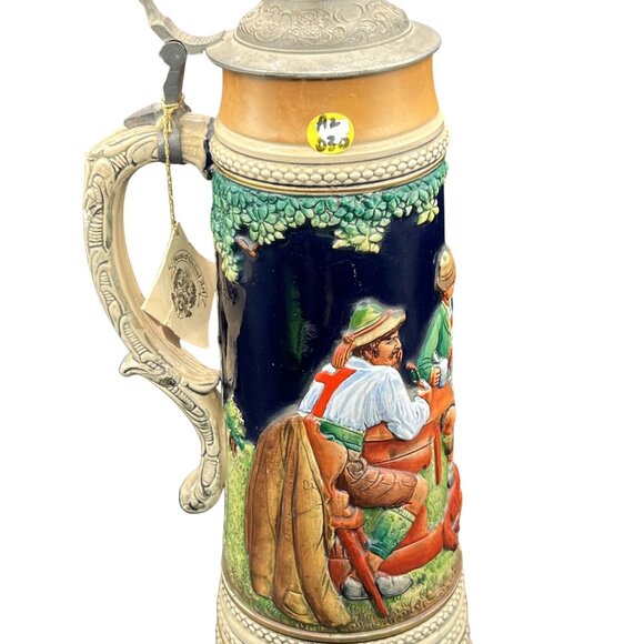 House Of Global Art West Germany Musical Traditional Handcrafted 16" Stein 3D - Picture 16 of 16
